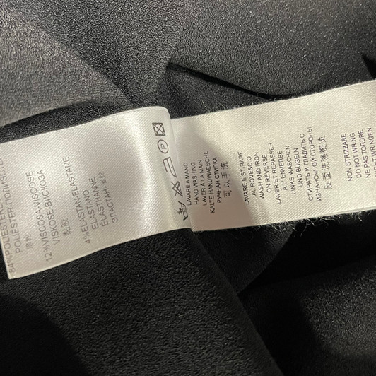 *New* Black Pietro Brunelli See Through Shoulder Neck Maternity Dress