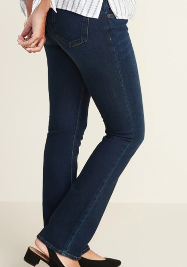 Blue Denim Old Navy Maternity The Rockstar Demi Bootcut Maternity Jeans (Gently Used - Size 2)