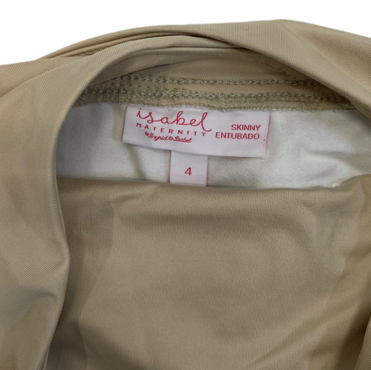 Isabel Maternity by Ingrid & Isabel White Over Belly Maternity Skinny Jeans (Gently Used - Size 4 ) Isabel Maternity by Ingrid & Isabel White Over Belly Maternity Skinny Jeans (Gently Used - Size 4 )