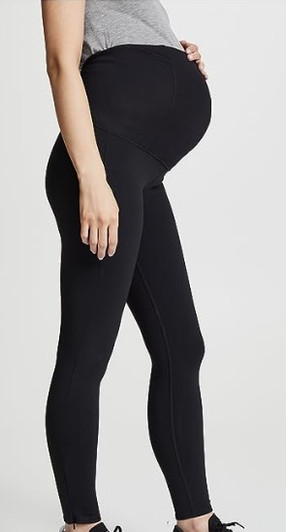 Ankle Zip Maternity Leggings Ft. Crossover Panel® – Ingrid+Isabel