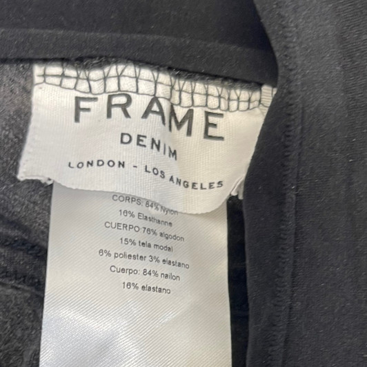*New* Frame Denim Washedout Black Colorblock Skinny Maternity Jeans | New With Tags- Size 29 *New* Frame Denim Washedout Black Colorblock Skinny Maternity Jeans | New With Tags- Size 29