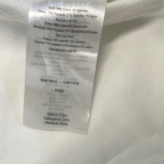 *New* LED Luxe Essentials Denim McKenzie Crop Straight Maternity White Jeans | New With Tags - Size 29