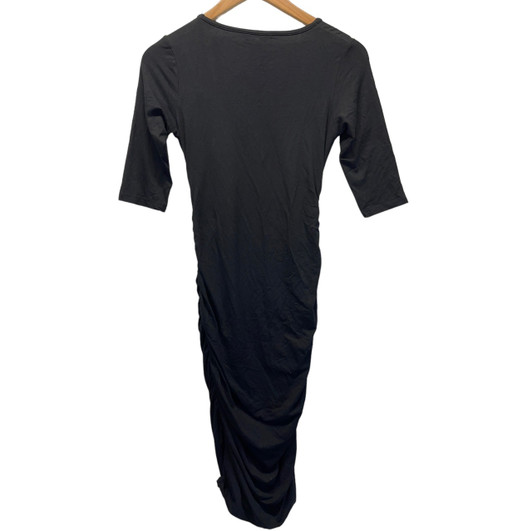 *New* Ripe Maternity Cocoon Elbow Sleeve Maternity Dress in Black 