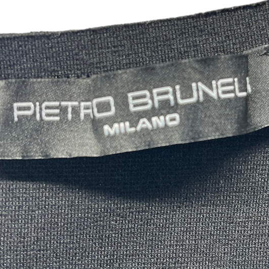  Pietro Brunelli Black Capri Designer Maternity Dress | Gently Used - Size X-Small