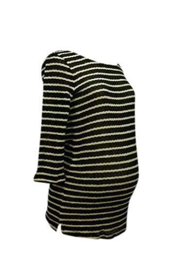 *New* A Pea in the Pod Collection: Whetherly Striped Maternity Sweater (Large)