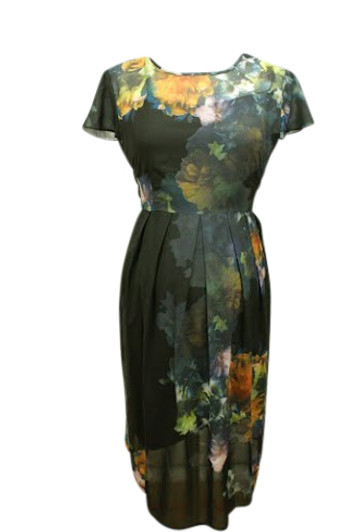 *New* A Pea In A Maternity Cap Sleeve Maternity Dress (Large)