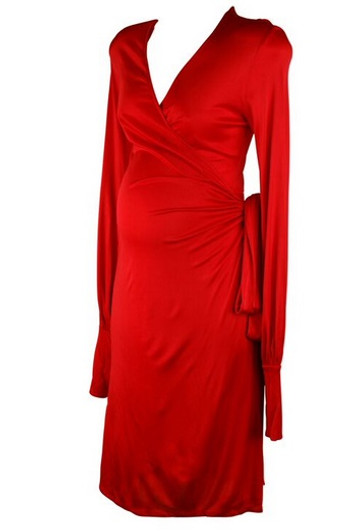 *New* Red Isabella Oliver Wrap Maternity Dress (Size Small)