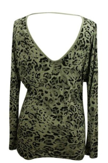 Michael Stars V-neck Back Interest Maternity Top Exclusively for A Pea in a Pod Collection (Gently Used - One Size)