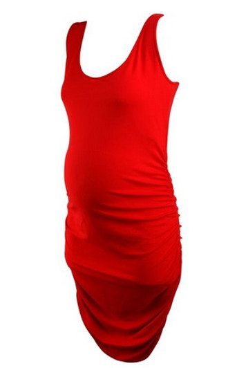 Red Isabella Oliver Maternity Sleeveless Versatile Dress (Like New - Size 4) Red Isabella Oliver Maternity Sleeveless Versatile Dress (Like New - Size 4)