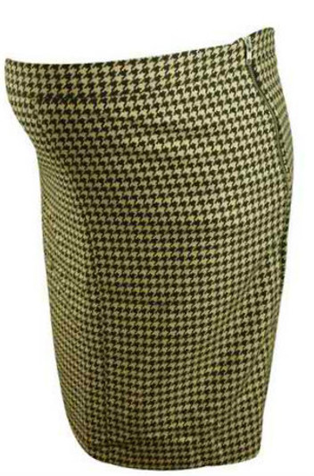 Herringbone Pattern Mimi Maternity Winter Pencil Skirt (Like New - Size Large)