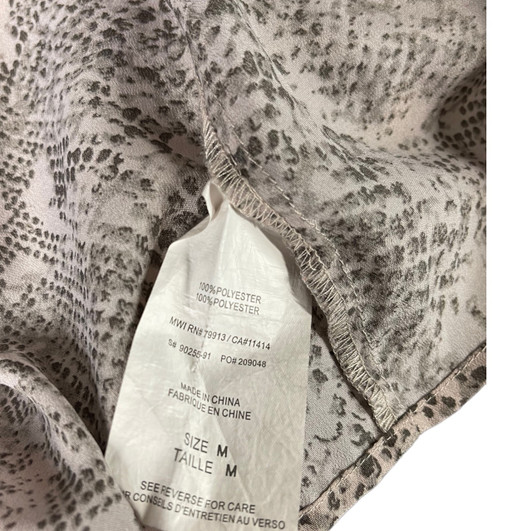 Snake Skin Pattern Motherhood Maternity Long Sleeve Blouse (Like New - Size Medium) Snake Skin Pattern Motherhood Maternity Long Sleeve Blouse (Like New - Size Medium)
