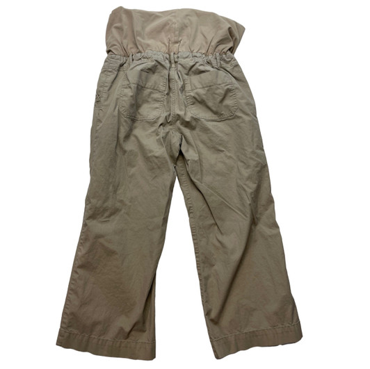 Tan GAP Maternity Cropped Maternity Pants (Pre-Loved - Size 6)