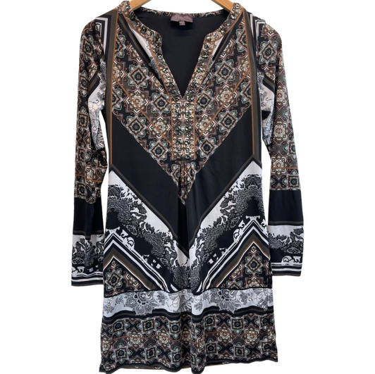 Mix Hale Bob Maternity for A Pea in the Pod Maternity Long Sleeve Maternity Night Out Dress (Like New - Size Small)