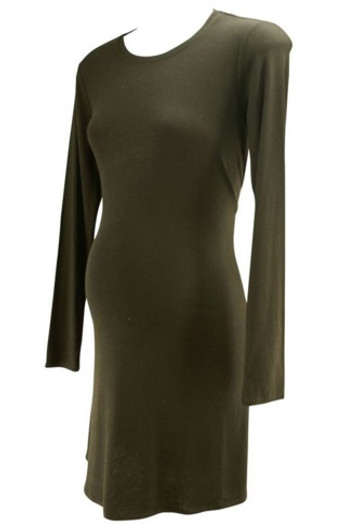 *New* Black T-Shirt Shift Maternity Dress by BCBG Maxazaria Matenity for A Pea in the Pod (Size Small)