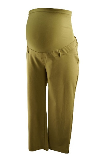 Tan Motherhood Maternity 3/4 Career Pants for Summer (Gently Used - Size Medium)