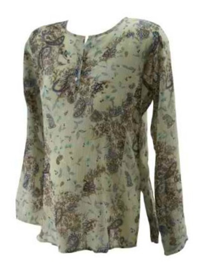 Sheer Beige Floral Pattern Motherhood Maternity Blouse (Like New - Size Medium) Sheer Beige Floral Pattern Motherhood Maternity Blouse (Like New - Size Medium)