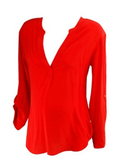 *New* Red A Pea in the Pod Maternity Career Maternity Blouse (Size Small) *New* Red A Pea in the Pod Maternity Career Maternity Blouse (Size Small)