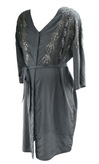 *New* Gray Beaded A Pea in the Pod Maternity Maternity Dress (Size Large) *New* Gray Beaded A Pea in the Pod Maternity Maternity Dress (Size Large)