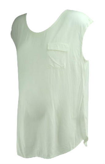 *New* Cream Splendid For  A Pea In The Pod Collection Maternity Front Pocket Maternity Blouse  *New* Cream Splendid For  A Pea In The Pod Collection Maternity Front Pocket Maternity Blouse