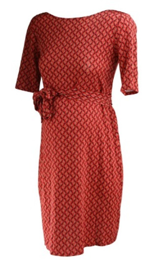 *New* Red Triangle Pattern Leota Exposed V-Neck Back Maternity Dress for A Pea in the Pod Collection Maternity  (Size Small) *New* Red Triangle Pattern Leota Exposed V-Neck Back Maternity Dress for A Pea in the Pod Collection Maternity  (Size Small)