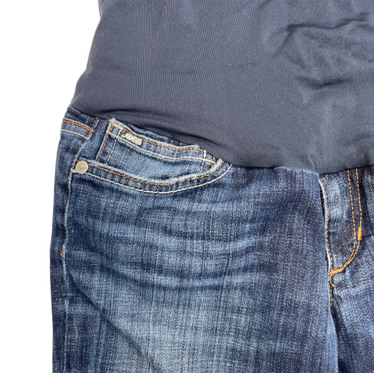 Blue Boot Cut Maternity Jeans by Joe's Maternity Jeans for A Pea in the Pod Collection Maternity (Gently Used - Size W 26) Blue Boot Cut Maternity Jeans by Joe's Maternity Jeans for A Pea in the Pod Collection Maternity (Gently Used - Size W 26)