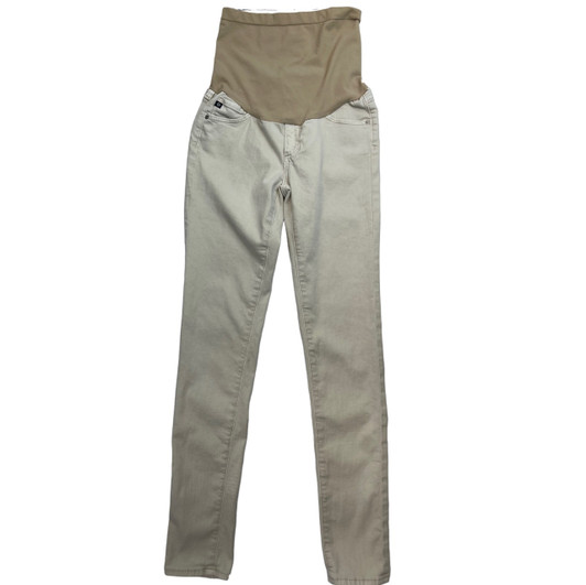 Cream AG Adriano Goldschmied The Legging  Ankle Super Skinny Ankle Maternity Jeans for A Pea in the Pod Collection  Maternity (Pre-OwnedSize 26)