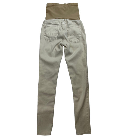 Cream AG Adriano Goldschmied The Legging  Ankle Super Skinny Ankle Maternity Jeans for A Pea in the Pod Collection  Maternity (Pre-OwnedSize 26)
