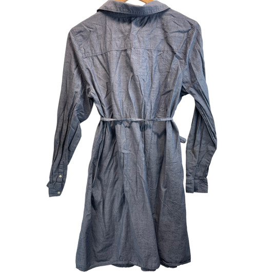 Steel Blue GAP Maternity Tunic Maternity Shirt Dress (Like New - Size Large) 