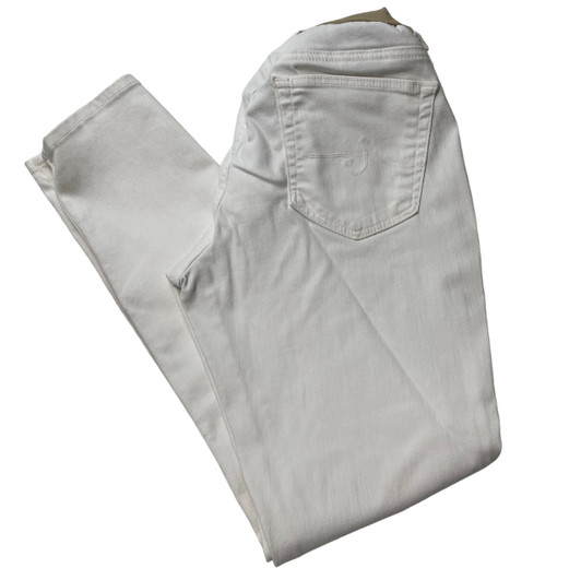 White AG Adriano Goldschmied for A Pea in the Pod Collection Maternity Skinny Maternity Jeans (Gently Used - Size 30)  White AG Adriano Goldschmied for A Pea in the Pod Collection Maternity Skinny Maternity Jeans (Gently Used - Size 30)