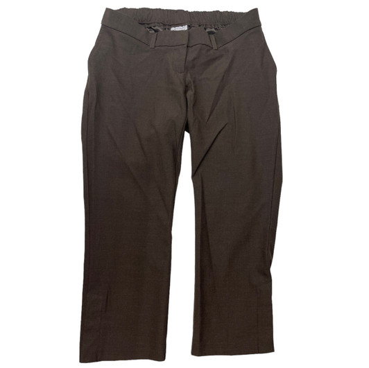 A Pea in the Pod Maternity Hidden Button Detail Ankle Maternity Pants (Like New - Size Medium) 