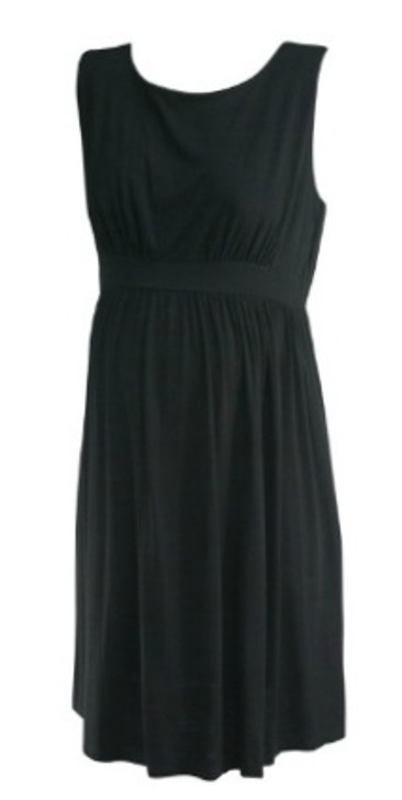 Black Maternal America Casual Summer Sleeveless Dress (Gently Used - Size Medium)