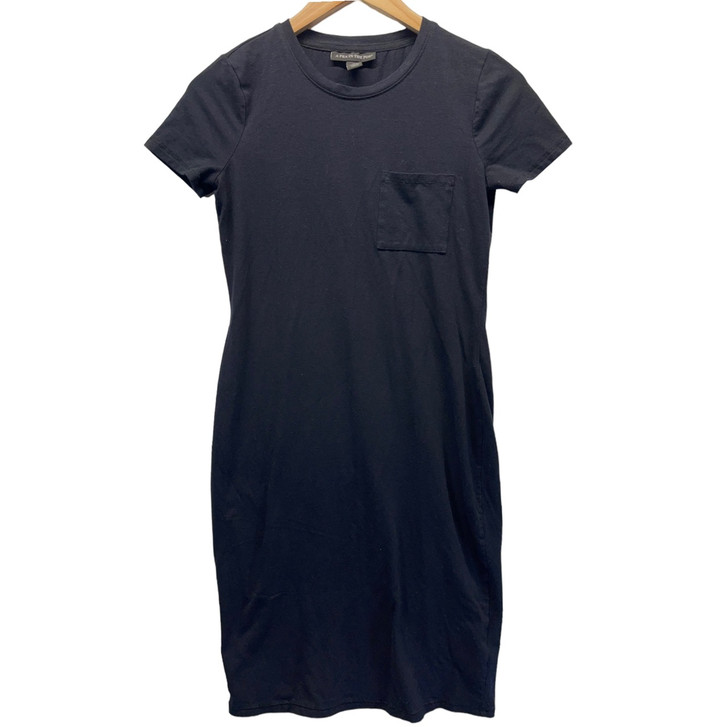 A Pea in the Pod Maternity Black T-Shirt Maternity Dress | Gently Used - Size X-Small