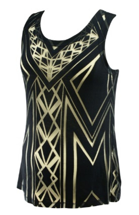 Navy TJ Collection for A Pea in the Pod Maternity Collection Laser Cut Mesh Maternity Tank Top (Gently Used - Size Medium)
