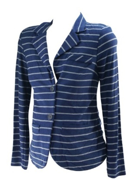 *New* Navy Stripe A Pea in the Pod Maternity Career Maternity Sweater Blazer (Size Small)