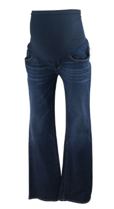 *New* Denim Blue A Pea in the Pod Maternity Boot Cut Maternity Jeans (Size Petite Small)