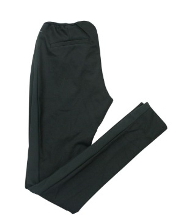 *New* Black A Pea in the Pod Maternity Full Panel Tuxedo Trim Side Ribbed Versatile Maternity Pants (Size Small)