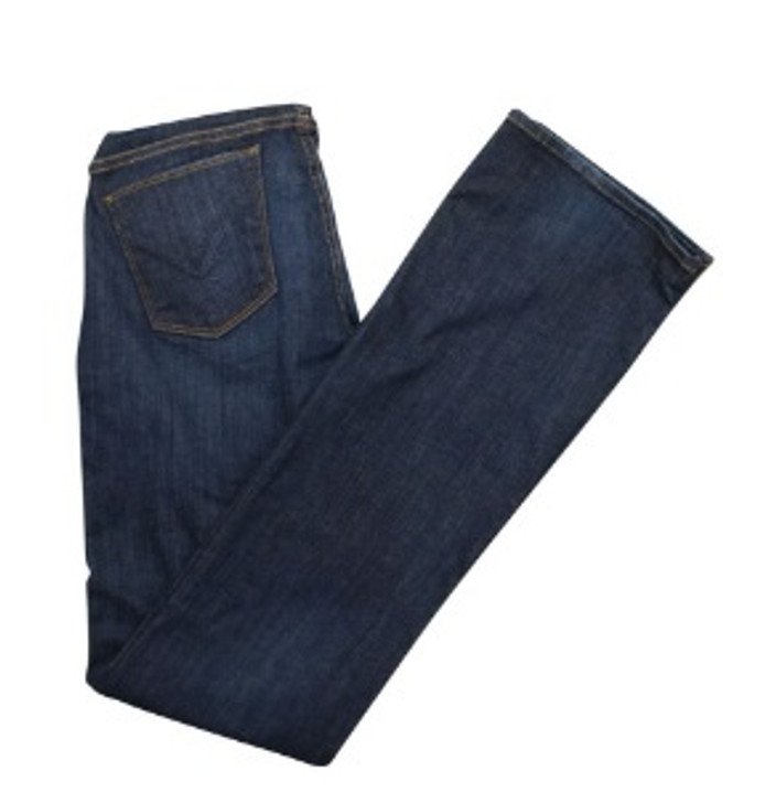 Denim Blue Boot Cut Maternity Jeans by Hudson Jeans for A Pea in the Pod Collection Maternity (Gently Used - Size 27)