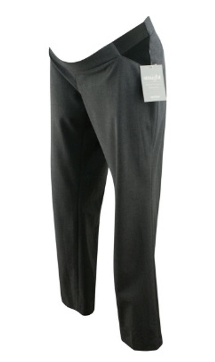 *New* Gray A Pea in the Pod Maternity Straight Leg Maternity Career Pants (Size Large)