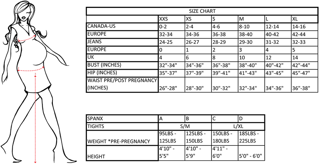Women's Jeans Size Chart Conversion & Sizing Guide