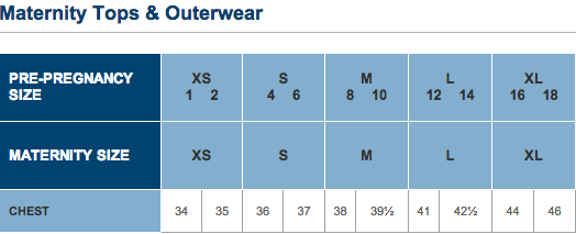 old navy bathing suit size chart