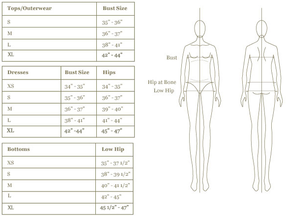 US Maternity Size Chart