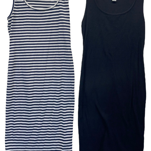 Topshop Maternity stripe lace tank top in navy