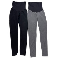 Lot of 2 A Pea in the Pod Maternity Leggings Black and Gray | Gently Used - Size  X-Small