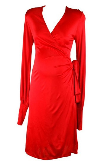 fitted lace wedding dress Red Asymmetrical Maternity Maxi Dress