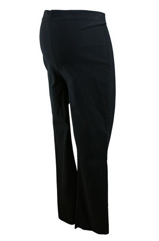 blue dress for baby girl Angel Maternity Alana Relaxed Ponti Maternity Black Work Pants main image 1