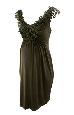 New* Black Olian Maternity Floral Lace V-Neck Overlap Dress (Size Small) -  Motherhood Closet - Maternity Consignment