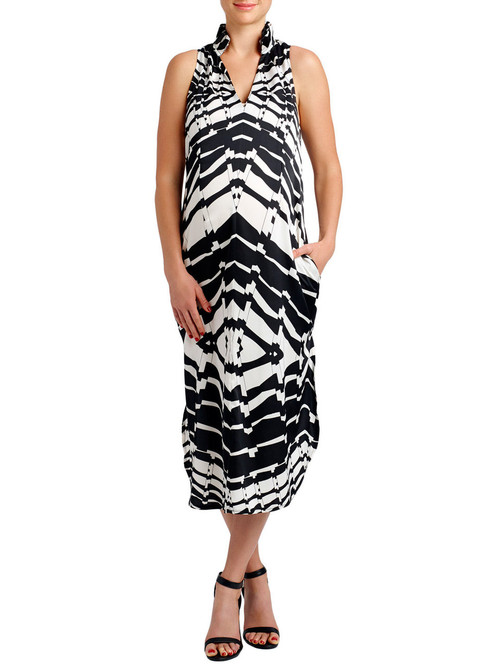 *New* Black and White Chloe Maternity/Nursing Dress Dress by Loyal Hana (Size XSmall