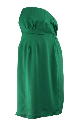 New* Emerald Green A Pea In The Pod Maternity Satin Strap or Strapless Pleated Maternity Dress - Motherhood Closet - Maternity Consignment New* Emerald Green A Pea In The Pod Maternity Satin Strap or Strapless Pleated Maternity Dress - Motherhood Closet - Maternity Consignment