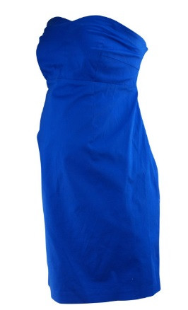 *New* Electric Blue A Pea in the Pod Maternity Cocktail Party Maternity  Dress Missing Belt (Size Medium)