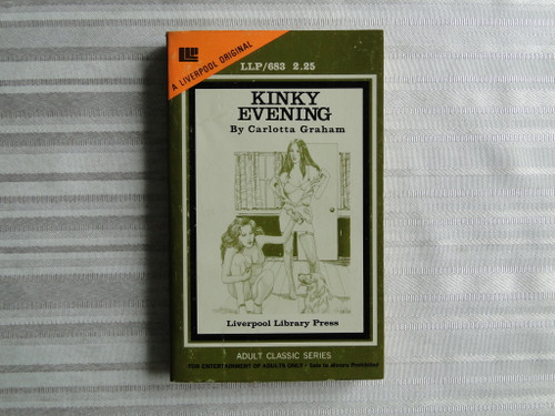 Vintage Adult Paperback Book/Novel  Kinky Evening A Liverpool Original                SK6